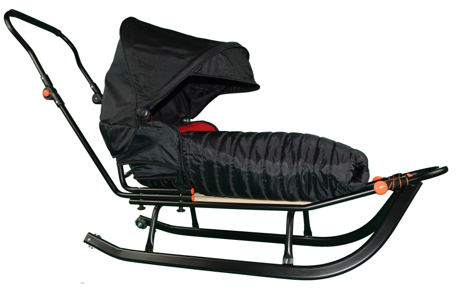 DUŻE SANKI Z PCHACZEM OPARCIEM ŚPIWORKIEM I BUDKĄ