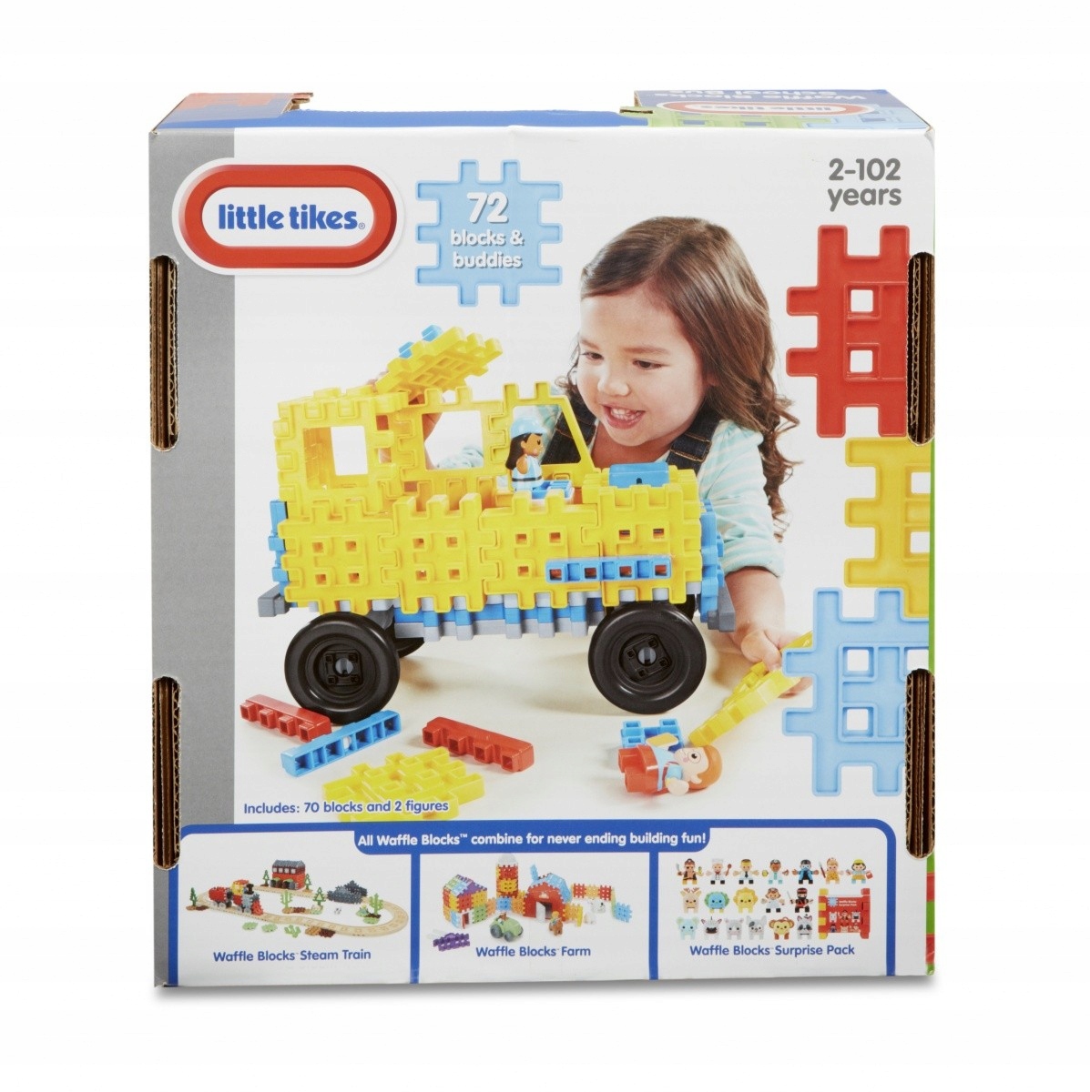 little tikes waffle blocks steam train