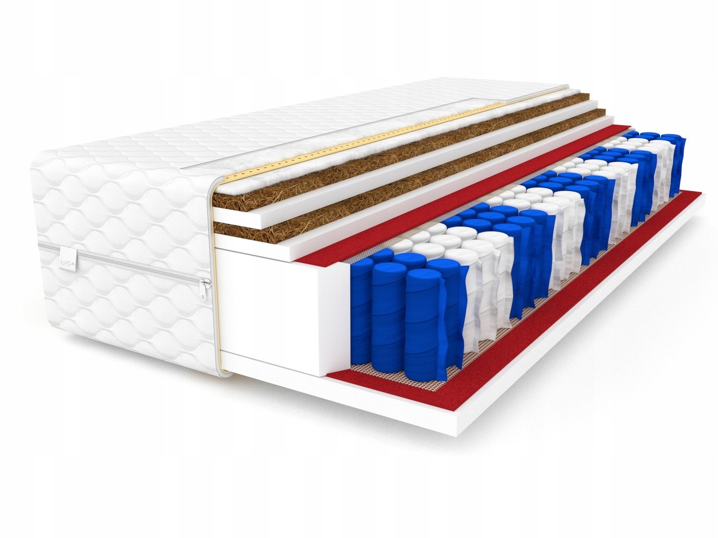 Materac 140x200 Kokos DAKOTA MAX Double pocket