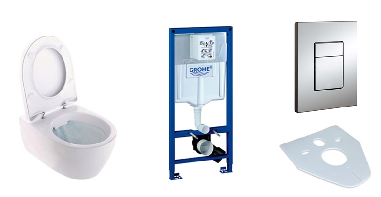 GROHE FRAME WC КНОПКА ДЮРОПЛАСТ купить в украине недорого: продажа на ...