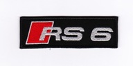 VAR nášivka AUDI RS 6 - 11x3,5 cm