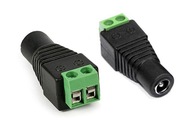 DC zásuvka   svorkami 2,1 x 5,5 mm pro LED pásek