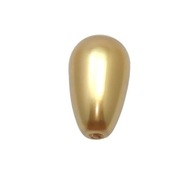 Swarovski - 5816 napoly vŕtaná žiarivo zlatá perla