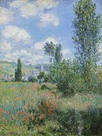 Obraz View of Vetheuil - Claude Monet 80x60
