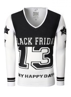 TRENDY LONGSLEEVE TRIČKO BLACK FRIDAY 13 - XL