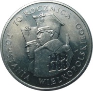 100 zł złotych 70 Rocznica Pows Wlkp 1988 mennicza