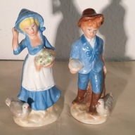 Figurka Chlopiec i Dziewczynka z Gaskami