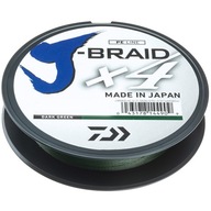 DAIWA J-BRAID X4 TMAVOZELENÁ - 0.07 MM 135 M