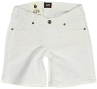 LEE spodenki girls jeans white HAYDEN _ 11Y 146cm