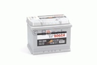 Аккумулятор 63ah/610a p+ bosch silver, серебро s5 s5005 - фото