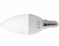 LED ŽIAROVKA SMD C37 E14 1W TEPLÁ BIELA SVIEČKA