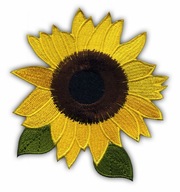 Nášivka Slnečnica LS - Sunflower, výšivka, kvet