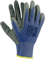 REIS Ochranné rukavice polyester / latex veľ. 11