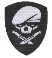 KAMPFHUND Naszywka Medal Of Honor Skull Czarny