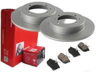 Тормозные диски, диск+тормозные колодки, колодки brembo задний volvo s40 v40 260mm - фото