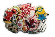 MIX SAMOLEPEK STICKER BOMB SAMOLEPKA 100 KUSŮ HIT