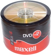 Płyty Maxell DVD-R 4,7gb szt 100 + koperty Promocj