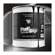 FULL DIP Fólie guma ve spreji HYPERBLACK METALIC 4L