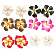 Sada náušníc 6 párov havajských kvetov summer