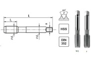 ZÁVITNÍK UNF 3/8-24 DIN-2181/2 (2B) HSS