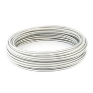 NEREZové lano Oceľové lano PVC 1/1,5mm 7x7 100m
