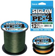 Sunline Siglon PE x4 # 0.6 0.131 4,5kg ciemno zielona/dark green 150m