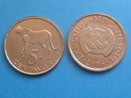 Mozambik Moneta 5 Centavos 2006 Mennicza Gepard