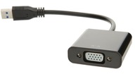 Adaptér Pawonik USB 3.0 VGA čierny