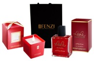 FENZI LILI AFFECTION SET ČERVENÁ SÓJOVÁ SVIEČKA +PARFUM 100ML DARČEK