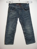ROCK PRINCESS jeansowe spodnie z regulacją 104 cm
