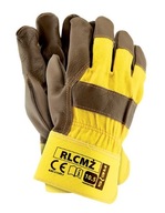 Pracovné rukavice ochranné kožené RLCMŽ koža