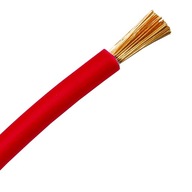 Kábel kábel lanko LGY 1x6mm červený