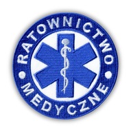 Ratownik - Naszywka Ratownictwo Medyczne 8,5 cm(2)