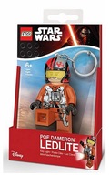 LEGO STAR WARS PŘÍVĚSEK NA KLÍČE LED POE DAMERON LGL KE95