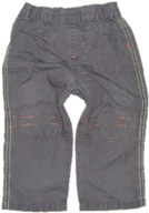 GEOTGE ľahké bavlnené nohavice na gumu 74 cm