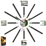 Moderné nástenné hodiny GLAMOUR - FARBY - 65cm