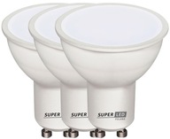 3x Sada LED žiaroviek GU10 5W 450lm teplá biela