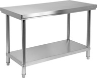 YATO - 09001 - KUCHYNSKÝ CENTRÁLNY STÔL - NEREZOVÁ OCEĽ - 1000×600×H850 MM