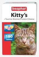 Beaphar Kitty's Mix witaminy dla kota 180 sztuk