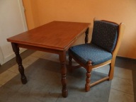 STYLIZOWANY STÓŁ ( rozciągany ) + 6 KRZESEŁ