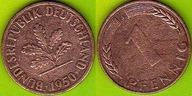 RFN - 1 Pfennig 1950 r. J