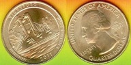 USA 25 Cents 2011 r. P - Military Vicksburg - Naro