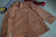 KURTKA LEKKA CIENKA PRZEJŚCIOWA BRĄZOWA_44