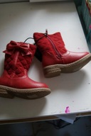 KOZACZKI ZIMOWE CZERWONE DZIECIECE 21 JAKOSC