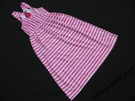 SUKIENKA DZIEWCZĘCA PASKI RÓŻOWA ROZ.116_MAGGIE