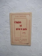 BERNARD-L'ANGLAIS TEL QU'ON LE PARLE PARIS BIBLIOTEKA TEATRALNA PARYŻ FRANC