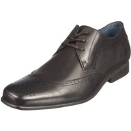 HENRI LLOYD TABLEY BLACK BROGUE SKÓRA CAŁE 41/7