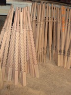 Tralka drewniana schodowa Tralka toczona Producent PL