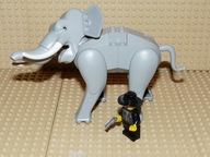 LEGO zwierzęta zoo dżungla słoń j. szary Unikat