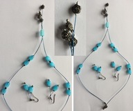 Zestaw - naszyjnik z kolczykami